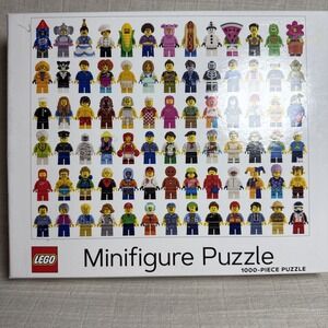 Lego 1000 Piece Minifigure Puzzle w/Poster